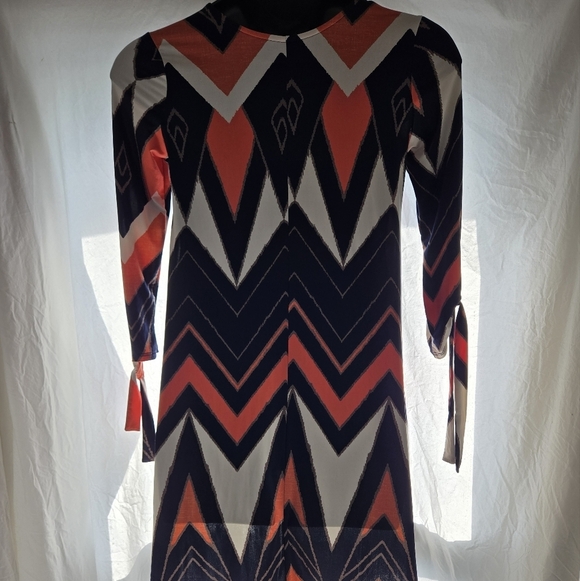 Pretty Chevron Tunic Dress EUC - Picture 2 of 6